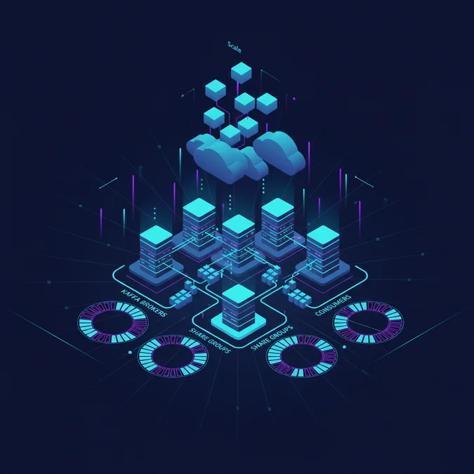 Architecting Kafka as a Message Queue: Logs, Share Groups, and Scale