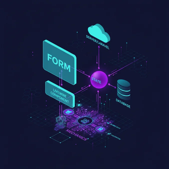 Submitting Forms in Laravel Livewire: Architecture, State, and Mechanics
