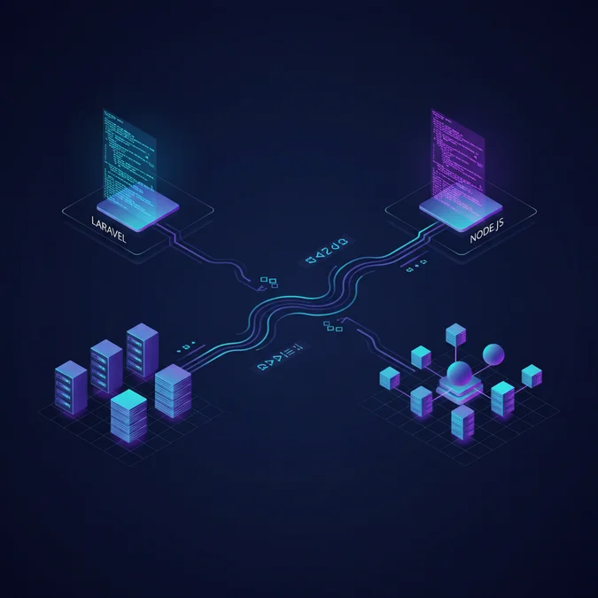Laravel vs Node.js: Technical Comparison and Architecture Guide