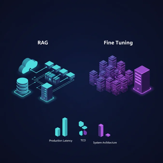 RAG vs Fine Tuning: Production Latency, TCO, and System Architecture