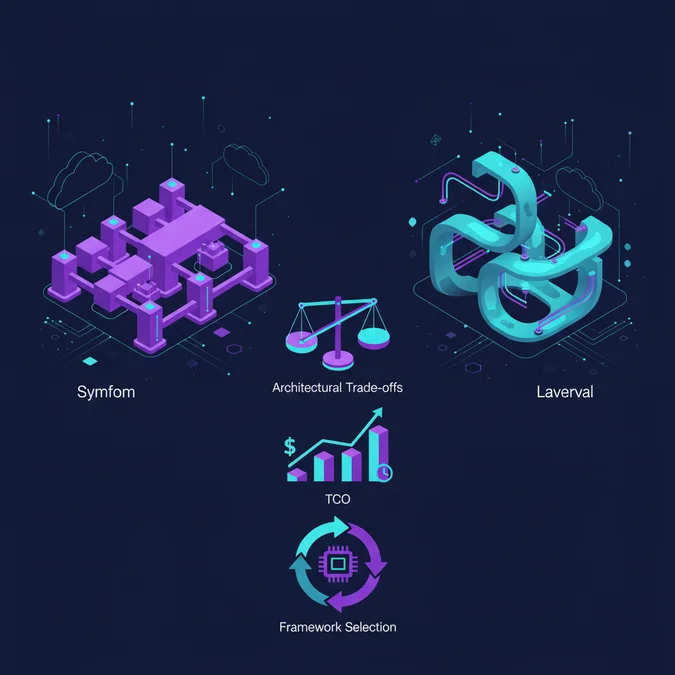 Symfony vs Laravel: Architectural Trade-offs, TCO, and Framework Selection